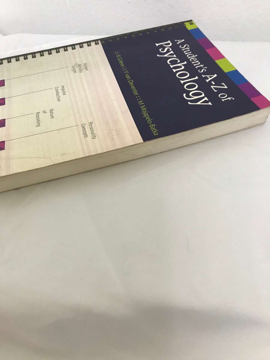 A Student's A-Z of Psychology