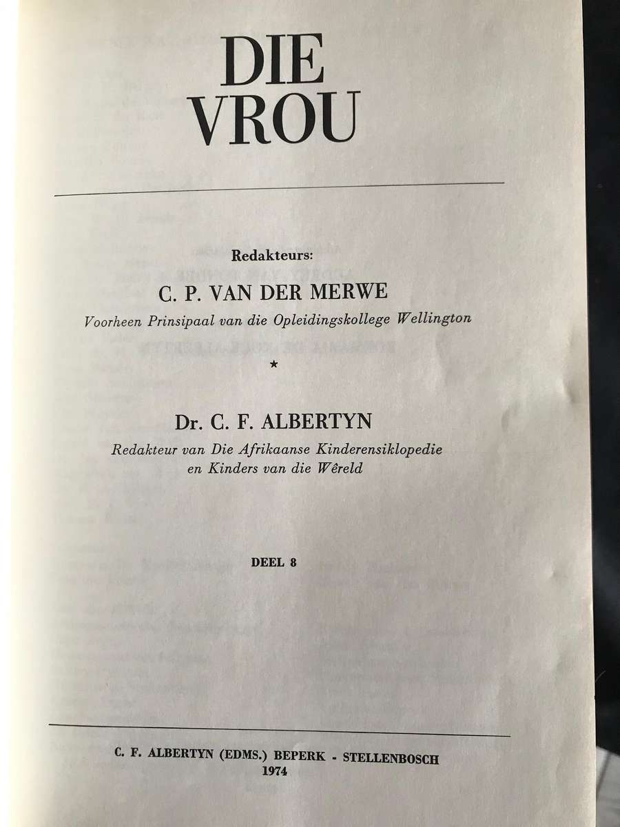 Die Vrou    Volumes 1-8 (1972,1973,1974,1997)