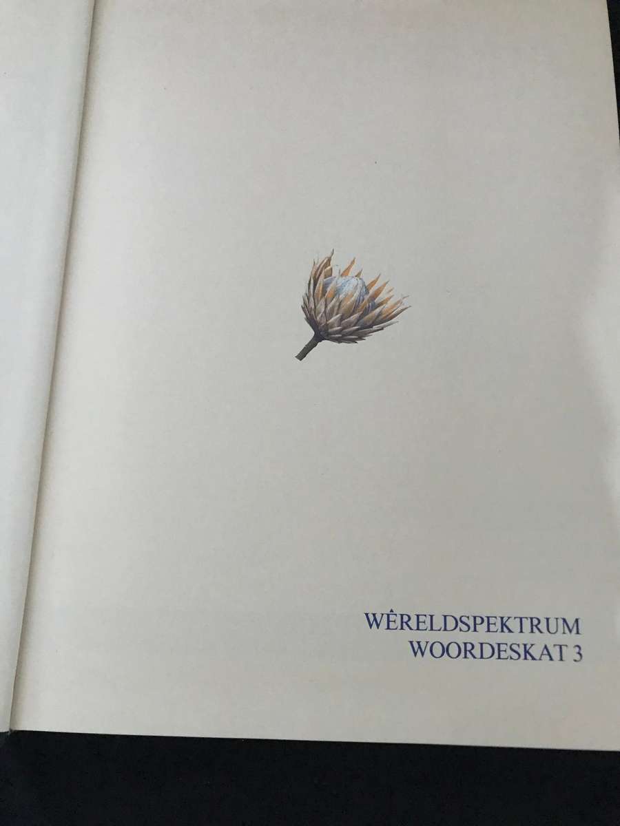 Wereldspektrum 8 Tale van Suid-Afrika Woordeskat 1, 2 en 3