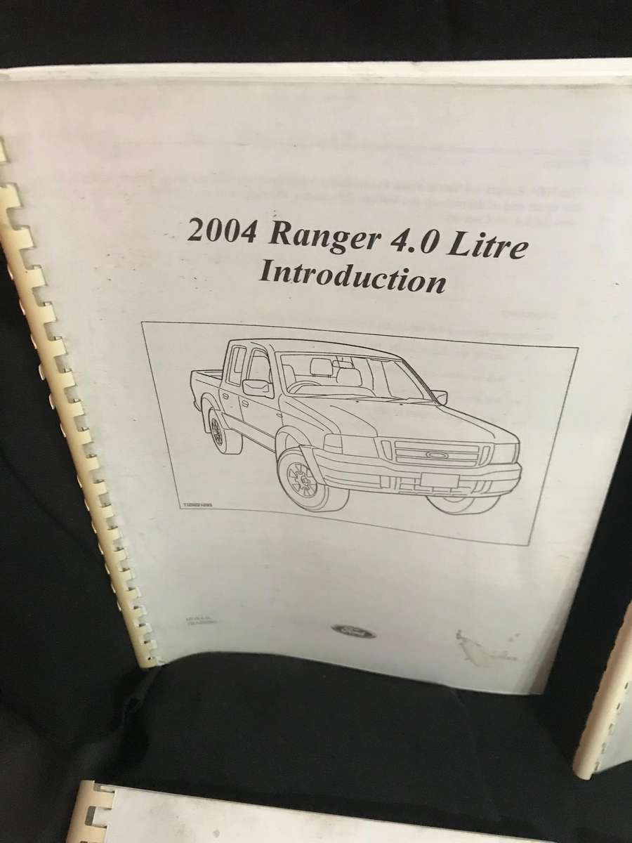 Ford Ranger Introduction manuals x 4
