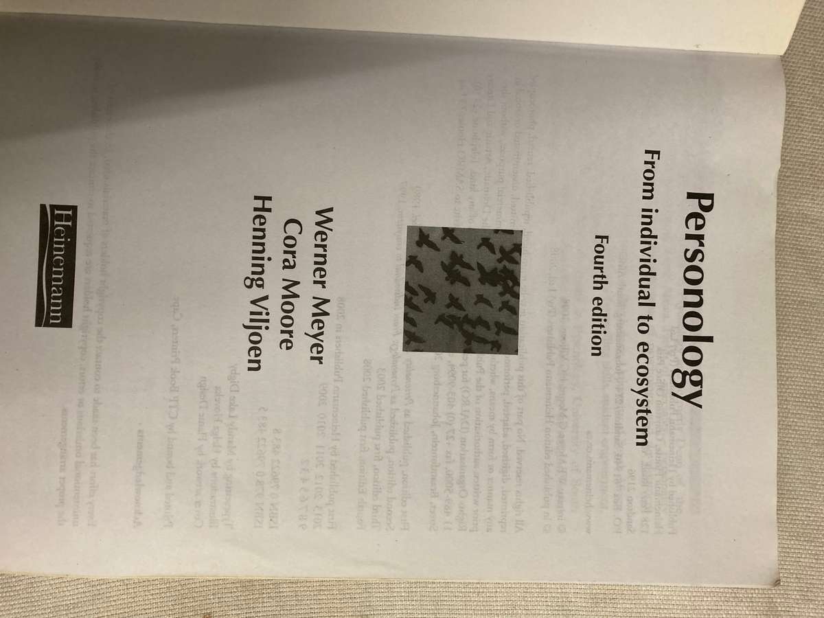 Personology From Individual To Ecosystem 4th edition