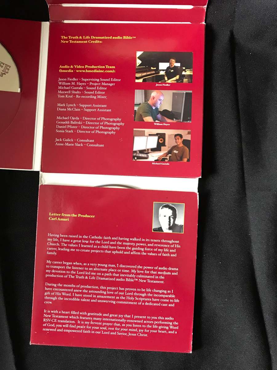 TRUTH & LIFE 1,2,3 Dramatized Audio BIBLE New Testament 17 CD's