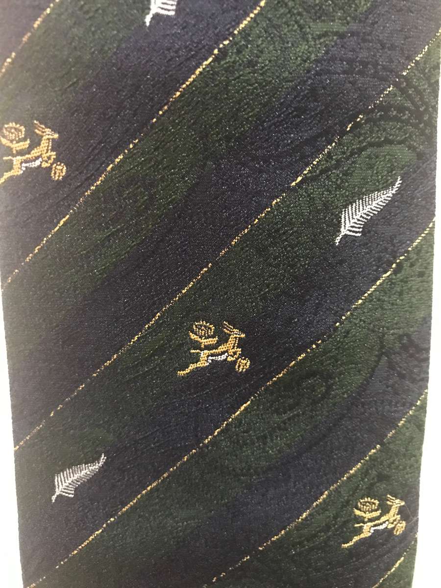 Springbok Mens Tie Comme Soie hand made Collectable for display