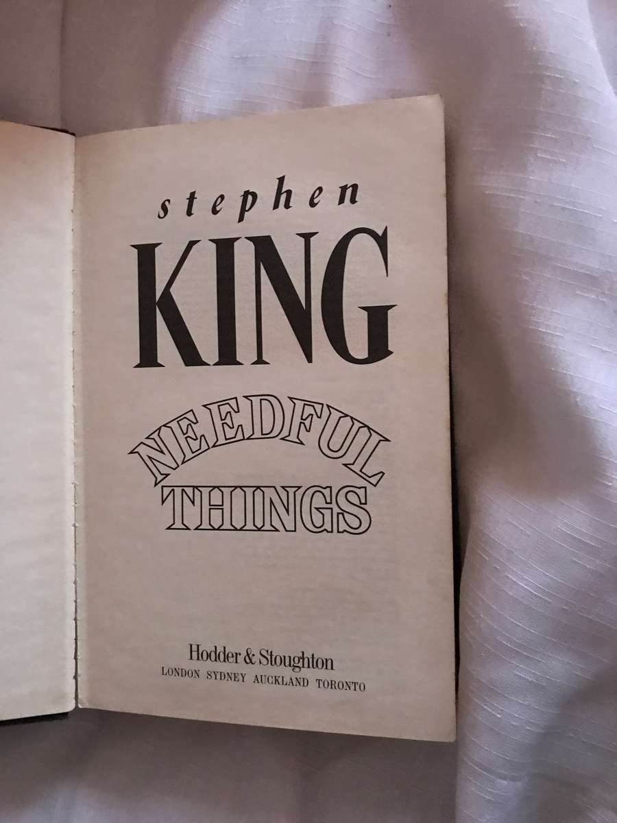 Needful Things Stephen King