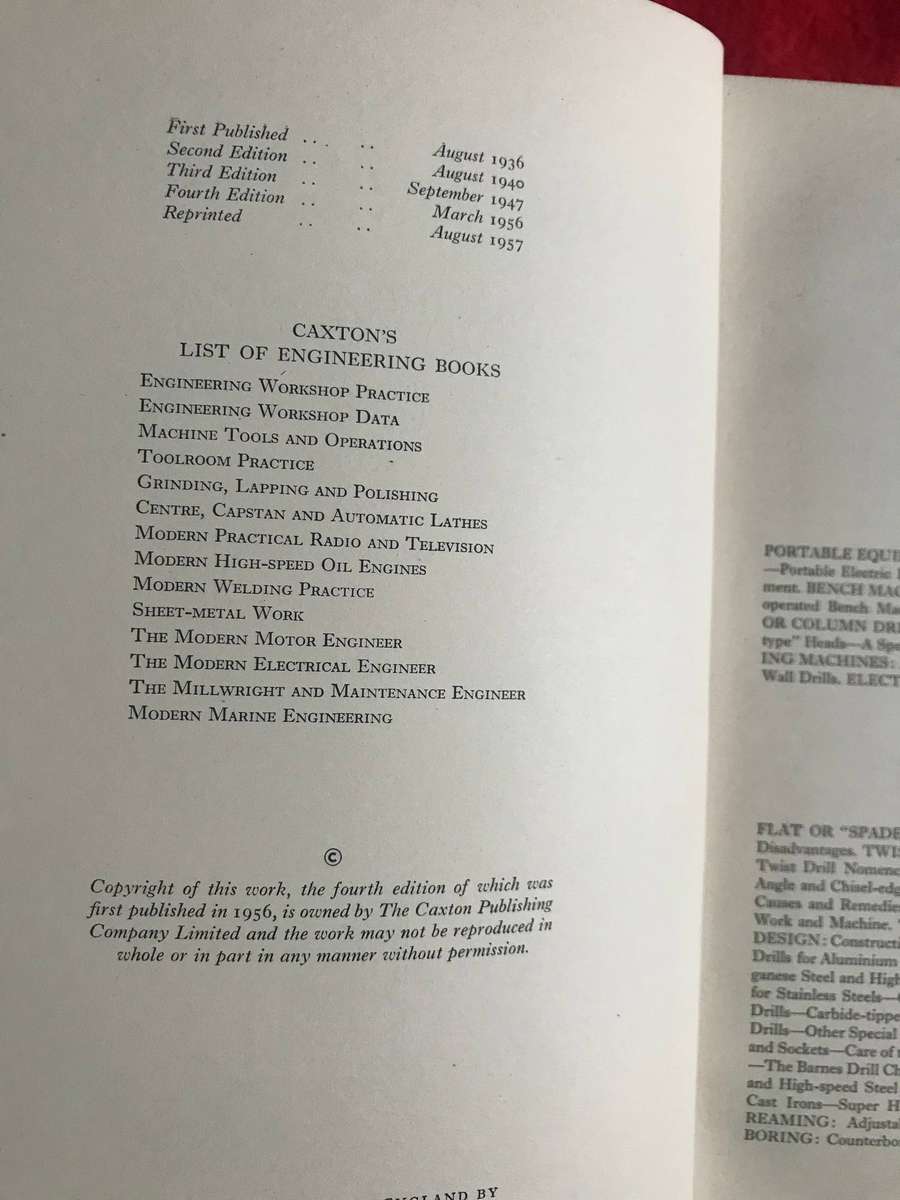 Engineering Workshop Practice 1957 by Arthur W. Judge volume 1 and 2