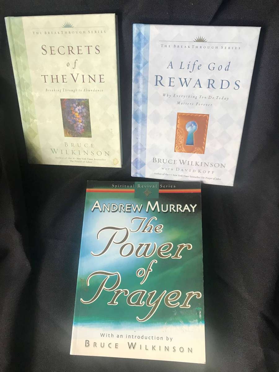 Christian books x 3