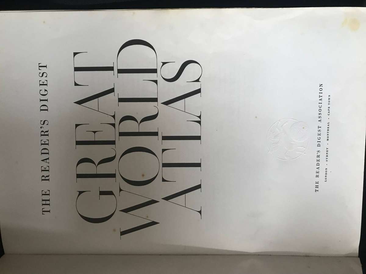 The Reader's Great World Atlas 3rd edition 1979 and 2nd edition 1969