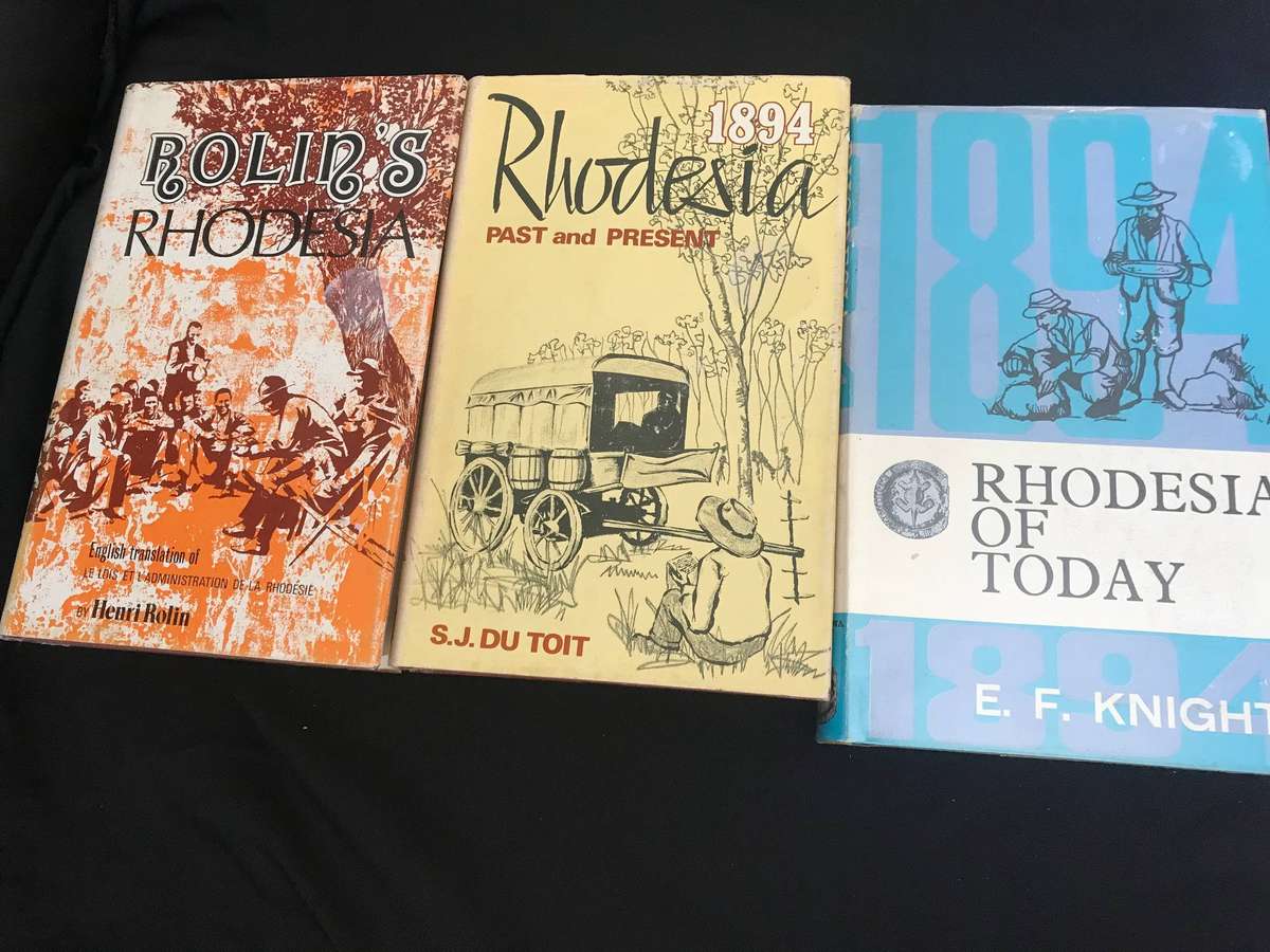 Rhodesia books x3