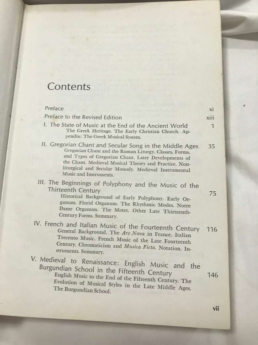 A History of Western Music Donald Jay Grout Revised edition 1972