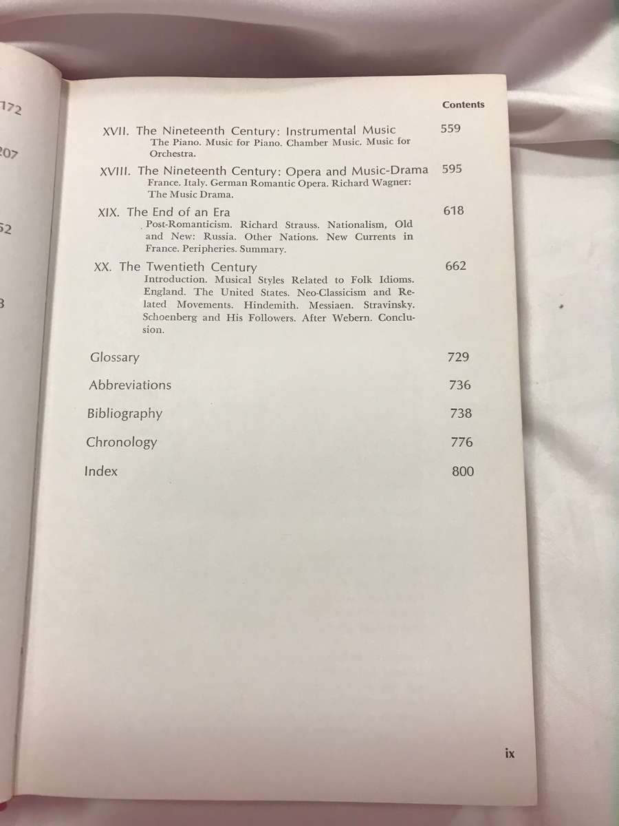 A History of Western Music Donald Jay Grout Revised edition 1972