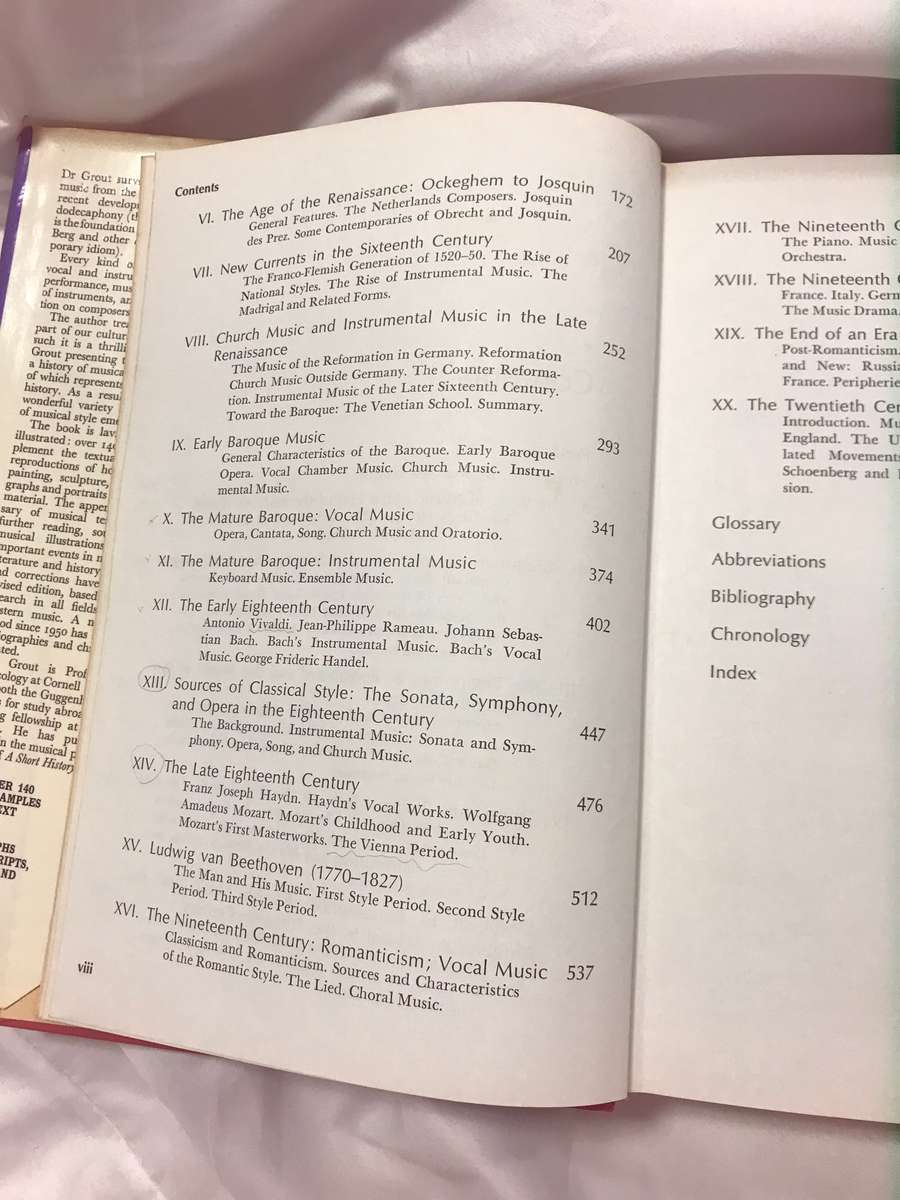 A History of Western Music Donald Jay Grout Revised edition 1972