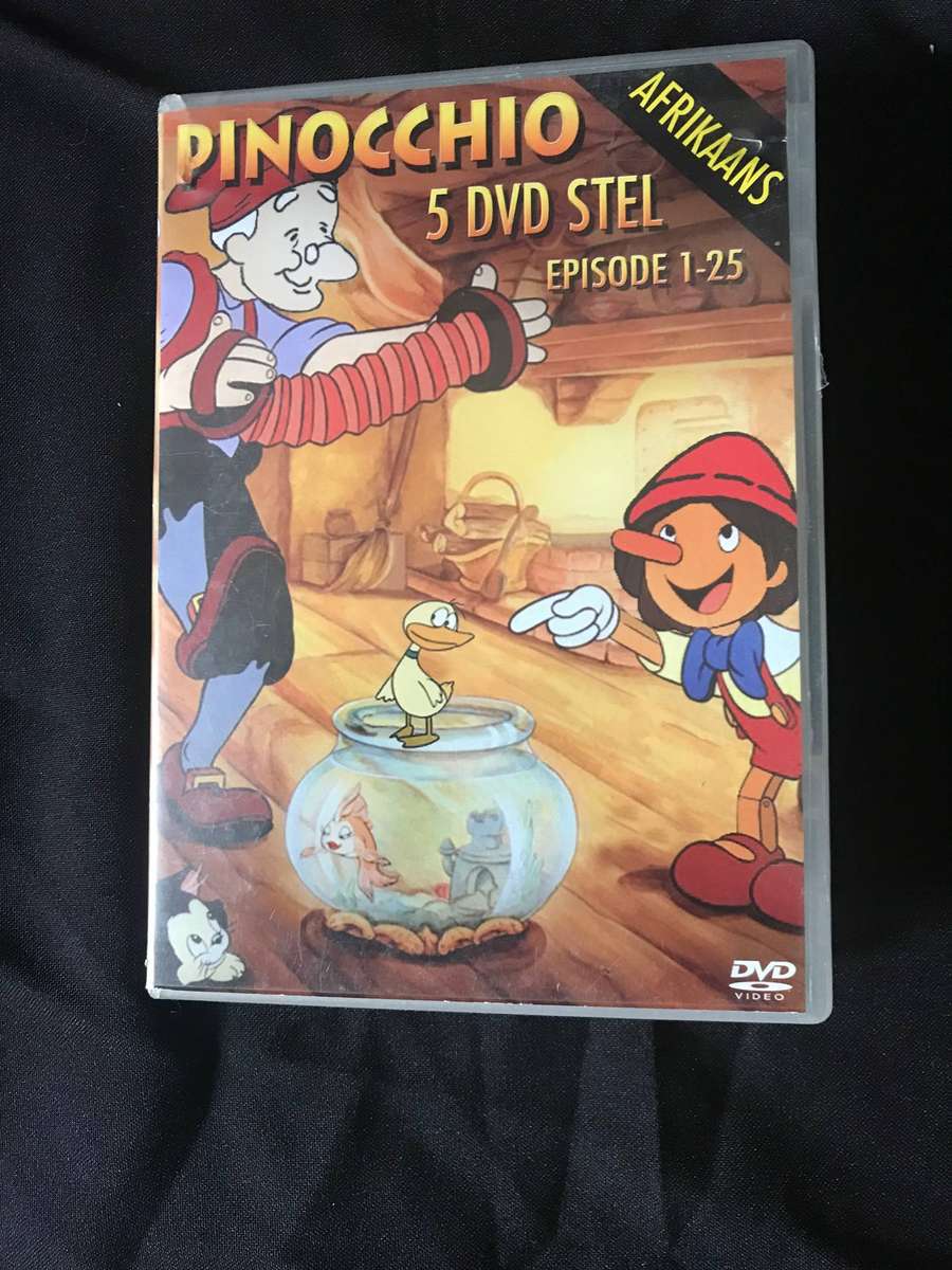 Pinocchio (Afrikaans) DVD set Episodes 1-25