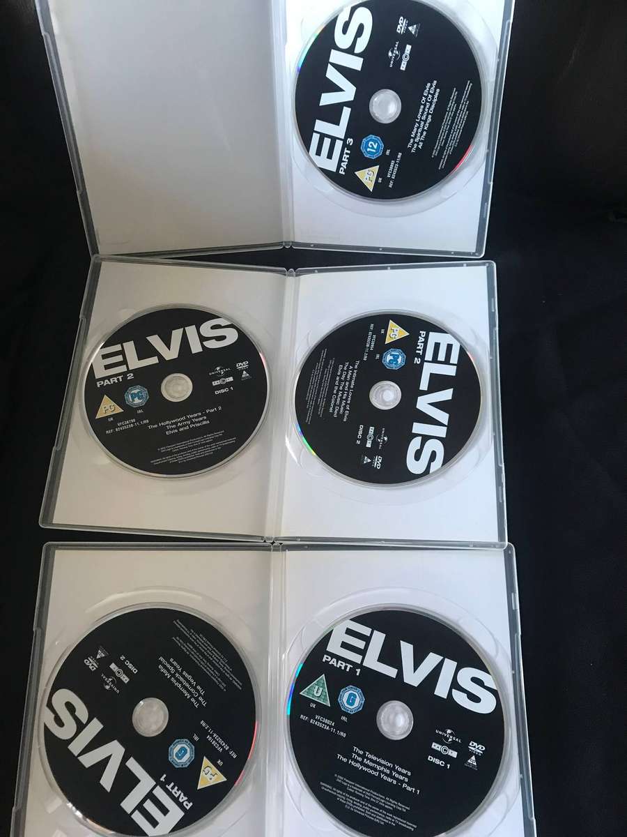 Elvis The Definitive 3 x DVD set and The Elvis Collection CDs x 4