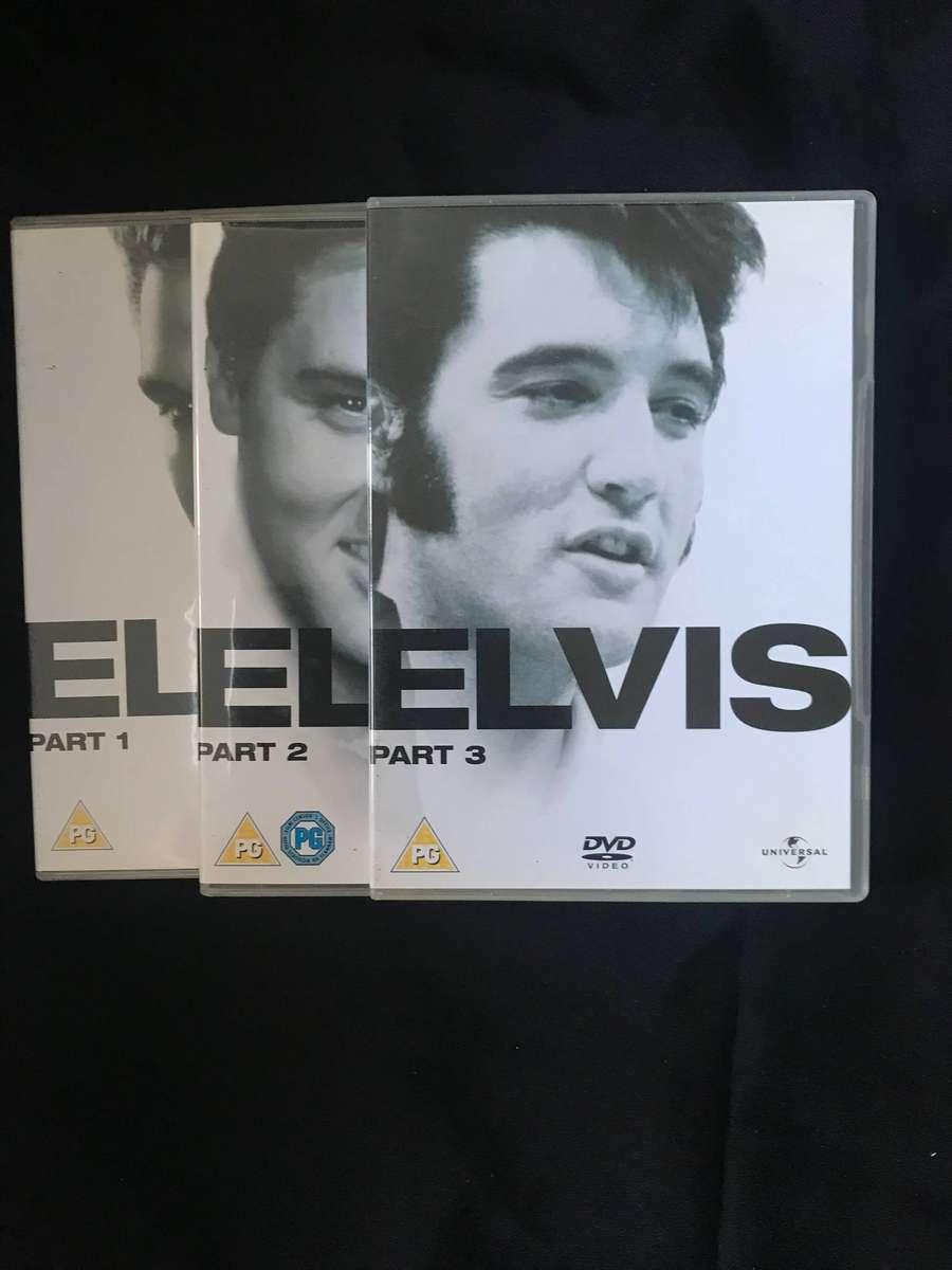 Elvis The Definitive 3 x DVD set and The Elvis Collection CDs x 4