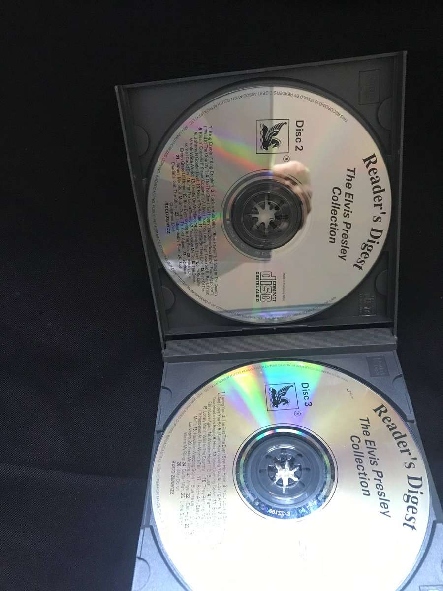 Elvis The Definitive 3 x DVD set and The Elvis Collection CDs x 4