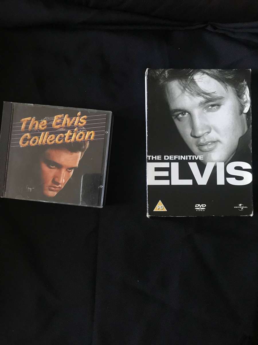 Elvis The Definitive 3 x DVD set and The Elvis Collection CDs x 4