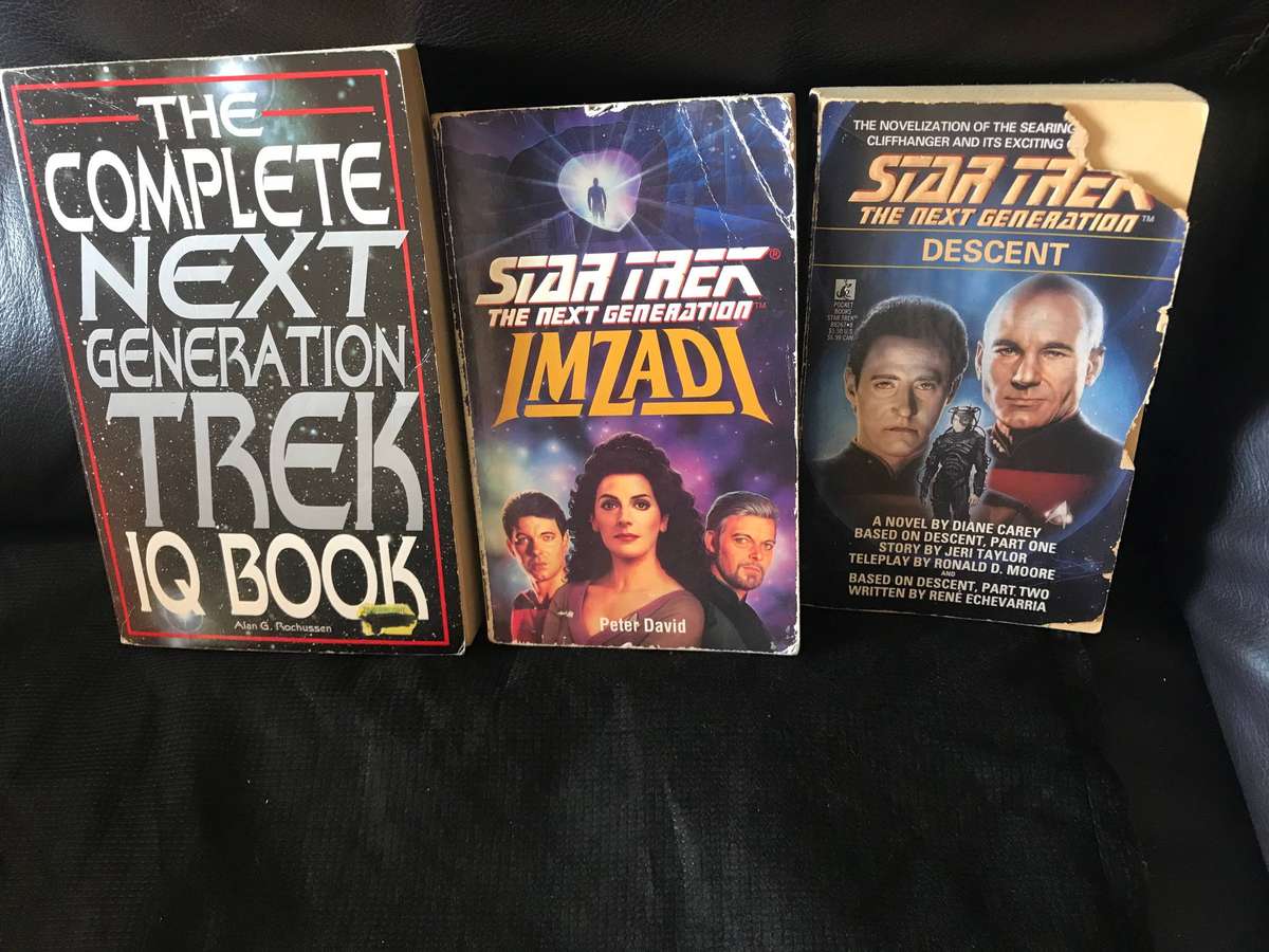 Star Trek books x 3