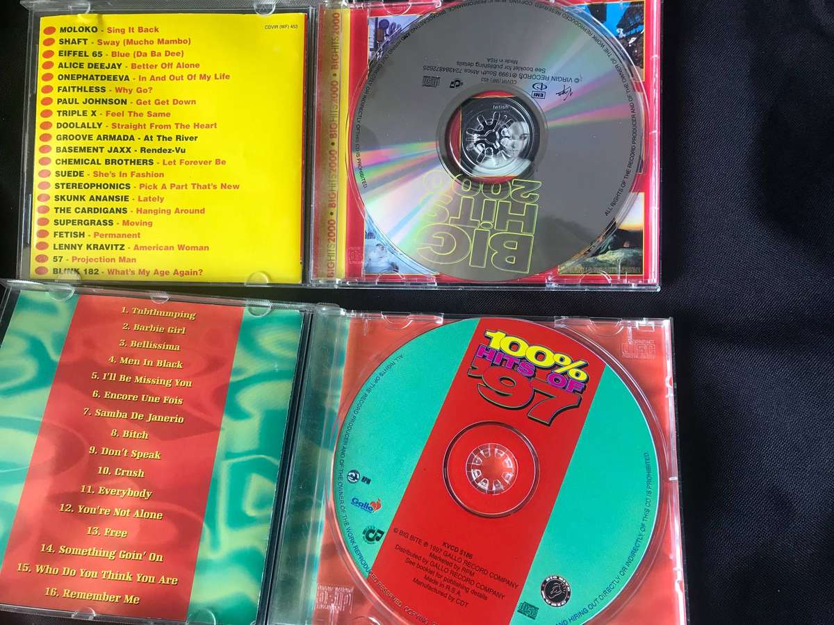 Big hits 2000 and 100% hits of 1997 and sound check 5