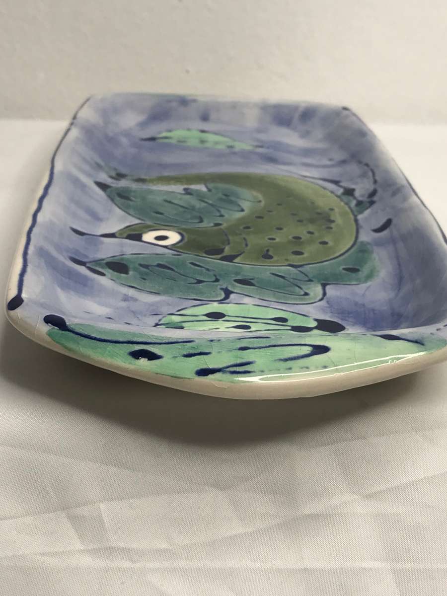Ceramic Hand Painted Serving Dish