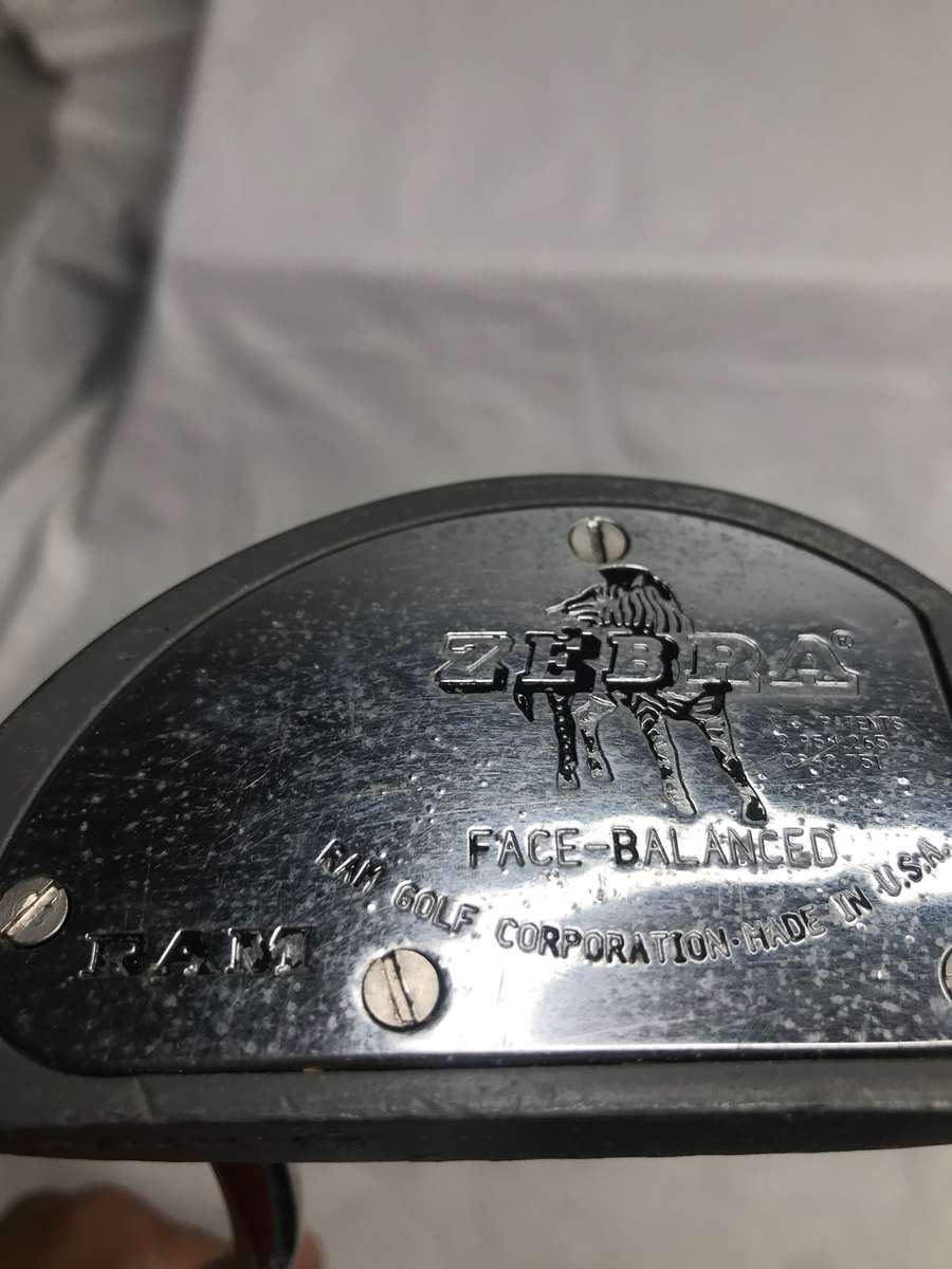 Golf Putter Ram Zebra RH Mallet Face Balanced