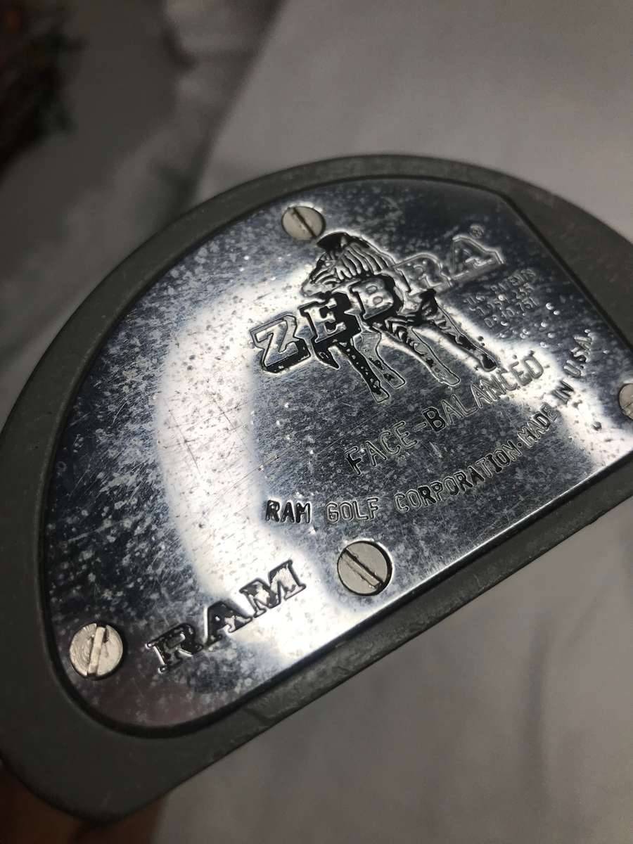 Golf Putter Ram Zebra RH Mallet Face Balanced