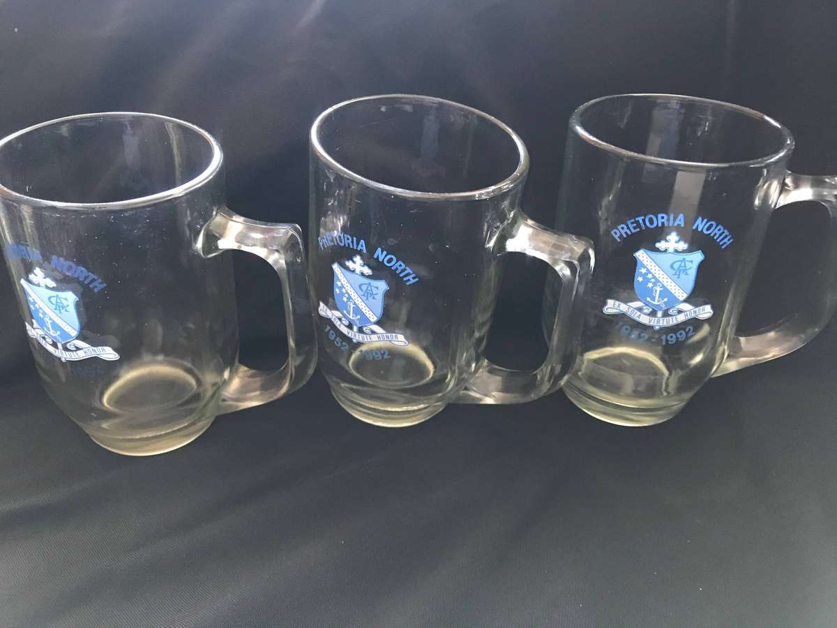 Pretoria North 1952-1992 x 3 collectable LARGE CUPS