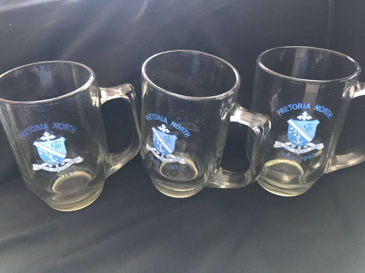 Pretoria North 1952-1992 x 3 collectable LARGE CUPS
