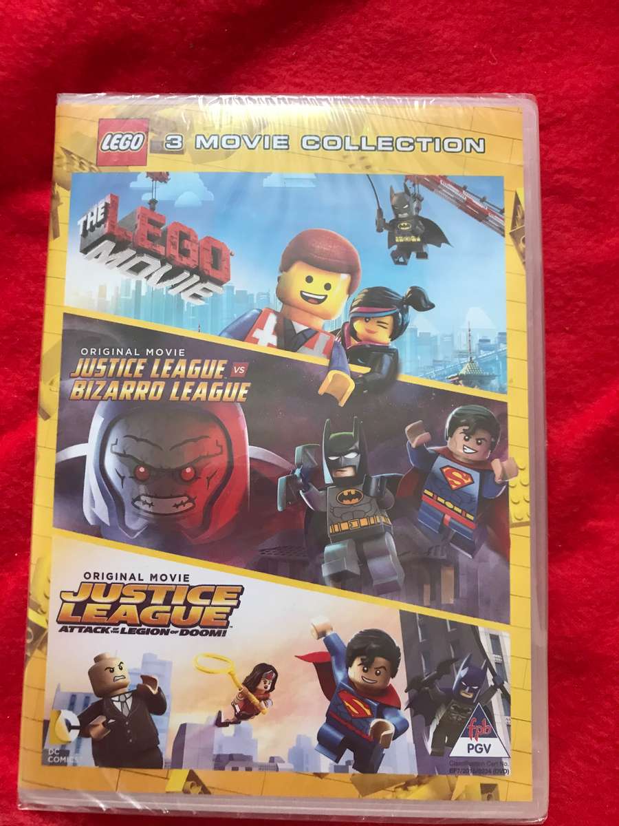 New Sealed Lego Movies x 3