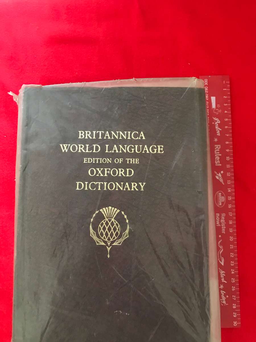 Britannica World Language Dictionary volume 1 & 2