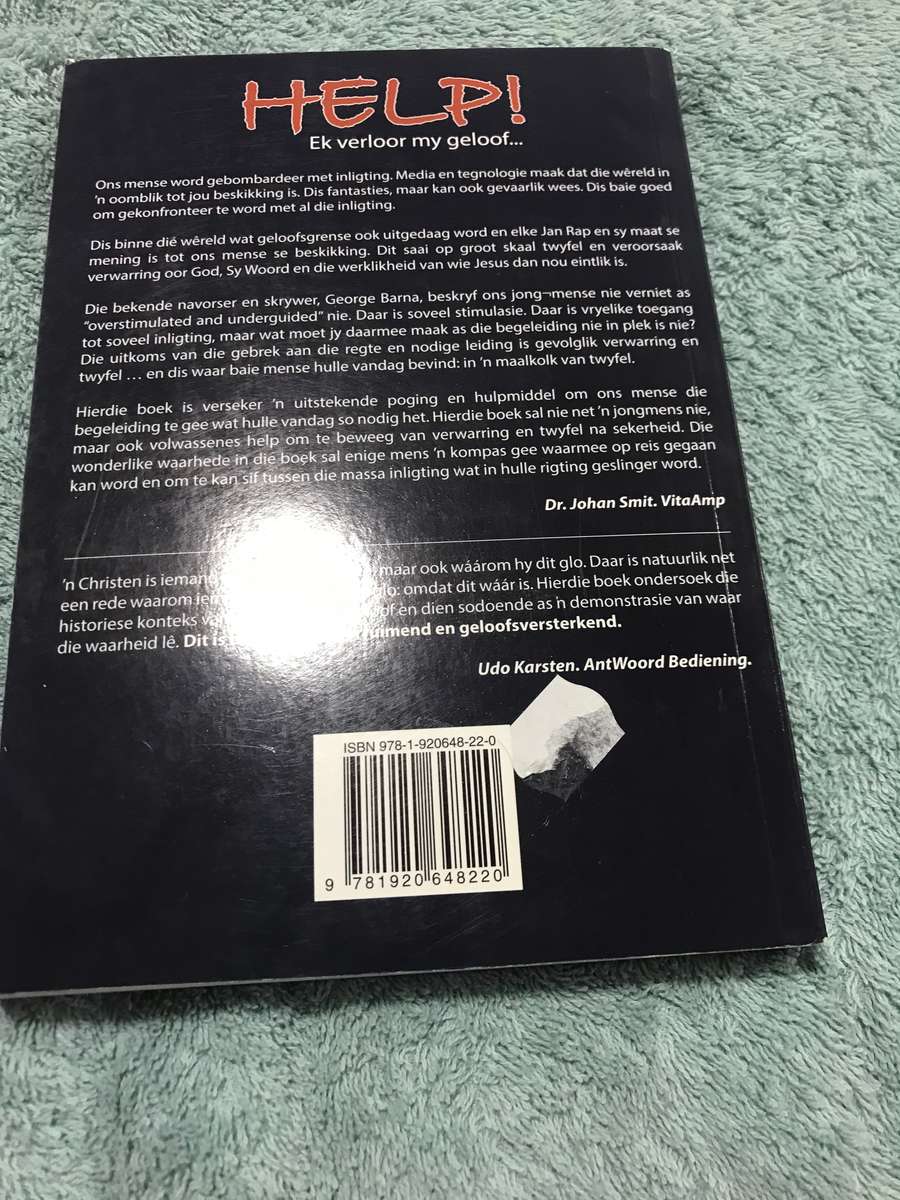 HELP!Ek verloor my geloofMarietjie Ackerman
