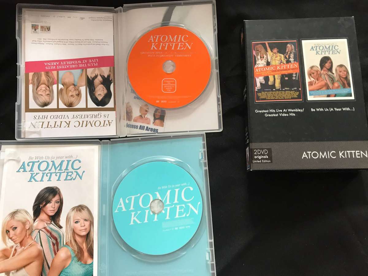 Atomic Kitten x2 DVD original Limited edition