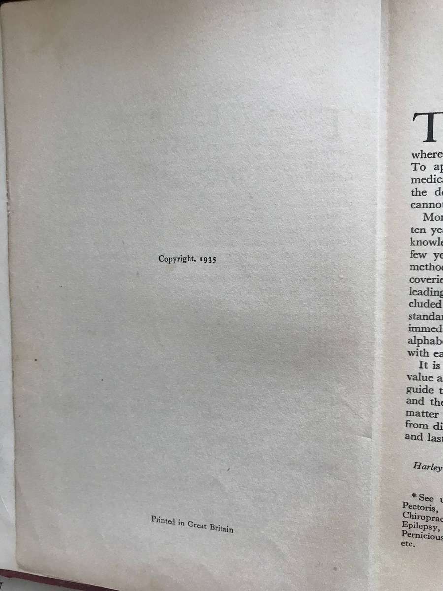 Vintage Modern Medical Counselor 1951 fourth edition medic and Everybodys Family Doctor 1935