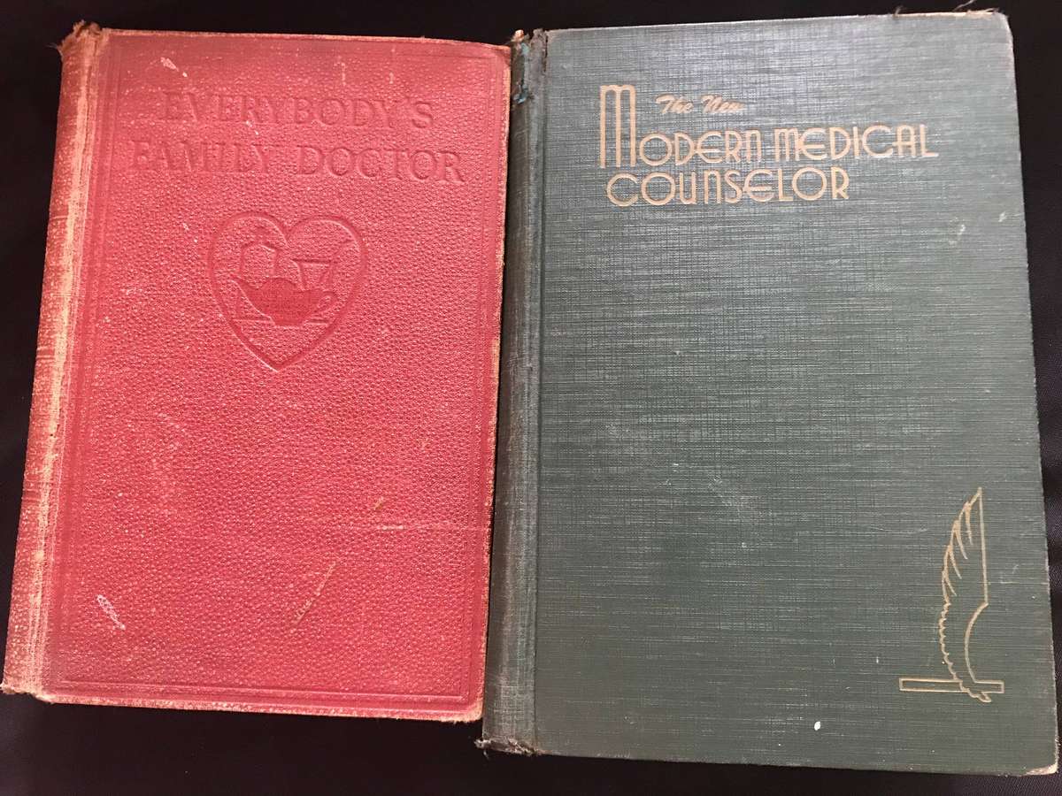 Vintage Modern Medical Counselor 1951 fourth edition medic and Everybodys Family Doctor 1935