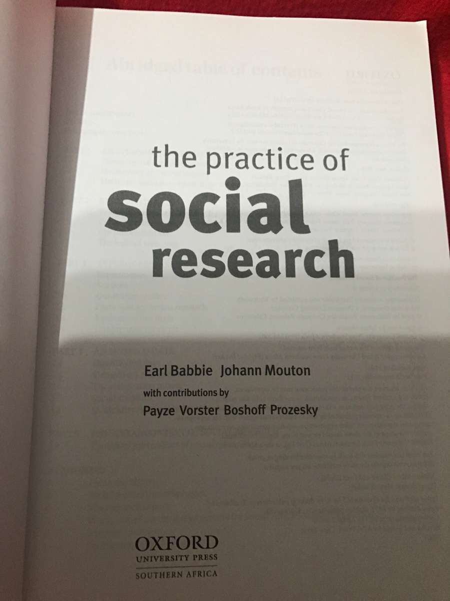 PRACTICE OF SOCIAL RESEARCH SA EDITION Earl Babbie