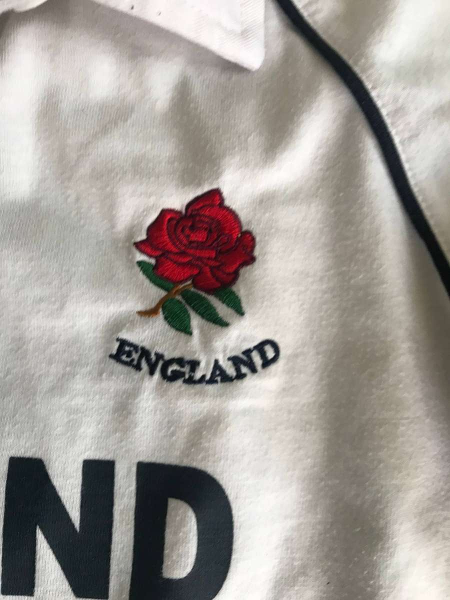 England  nr 10 Rugby shirt size 12 years old long sleeve