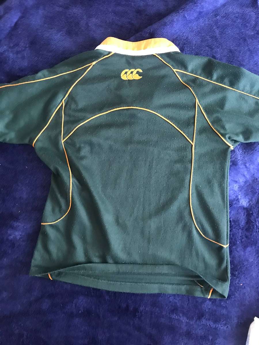 Rugby jerseys size 11-12 yrs old Springbok and England 