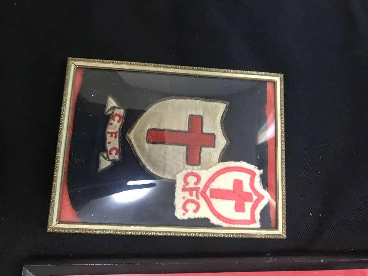 Durban Rugby club badges in frames and plague