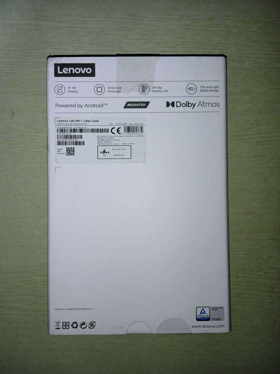 NEW Lenovo Android Tablet Tab M9 LTE