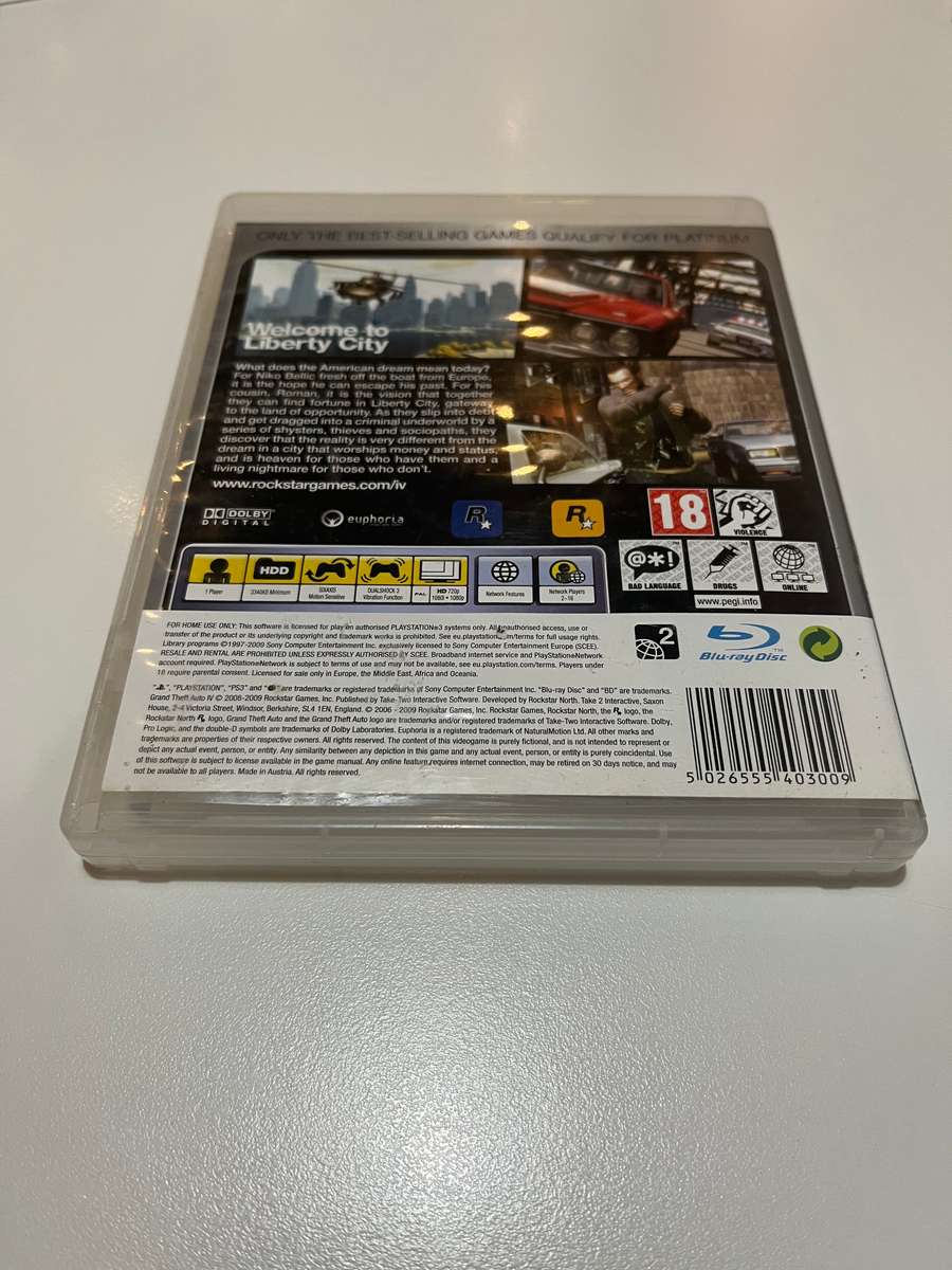 Grand Theft Auto IV (PS3)
