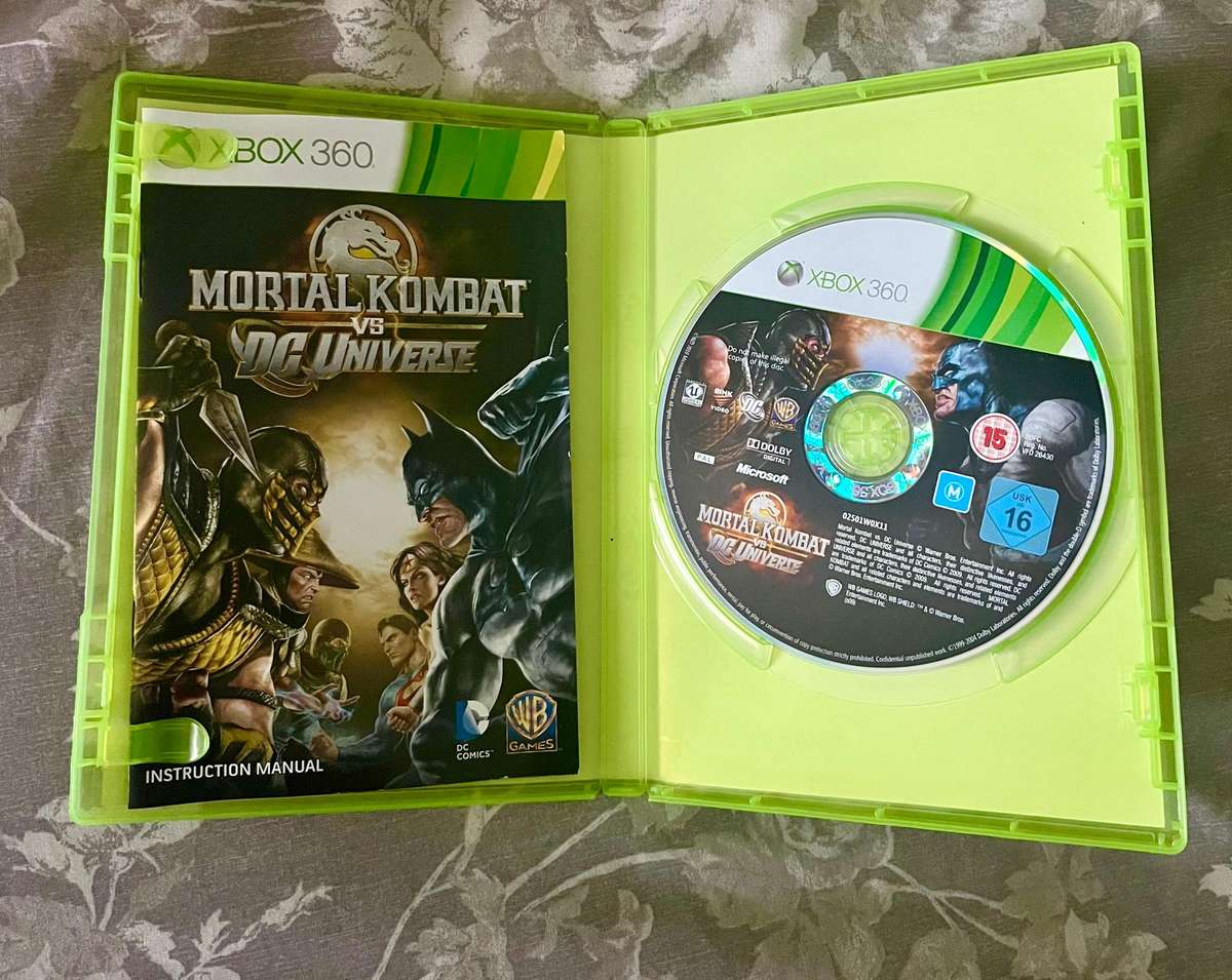 Mortal Kombat vs DC Universe in Amazing condition (Xbox 360)