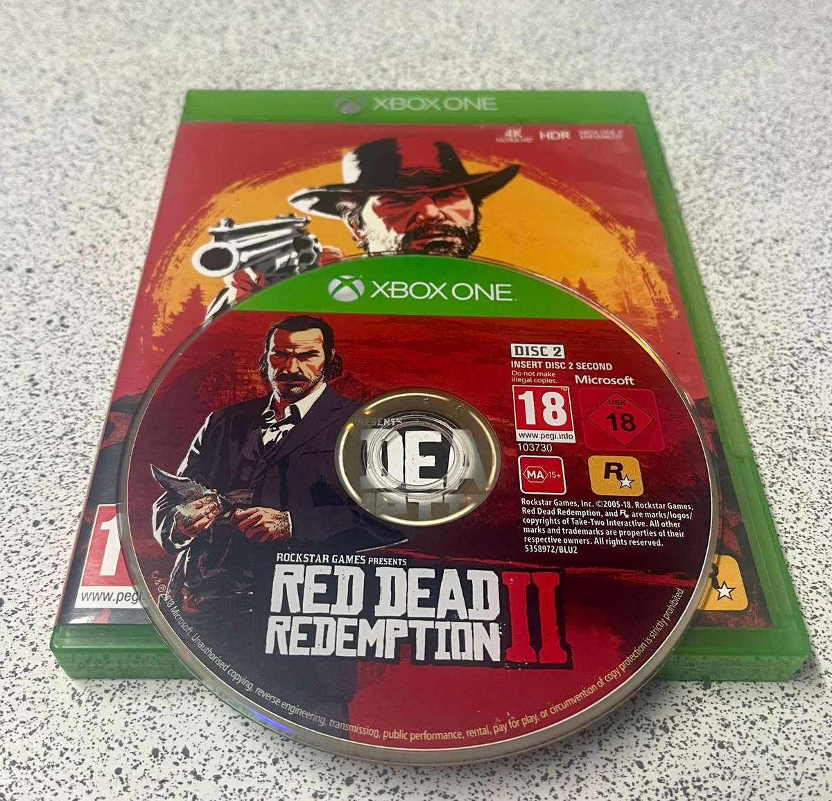Red Dead Redemption 2 DISC 2 + MAP ONLY (Xbox One)