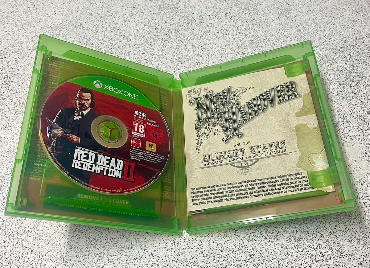 Red Dead Redemption 2 DISC 2 + MAP ONLY (Xbox One)