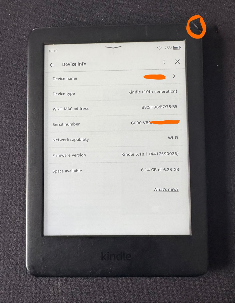 Kindle Basic 10th Generation 2019