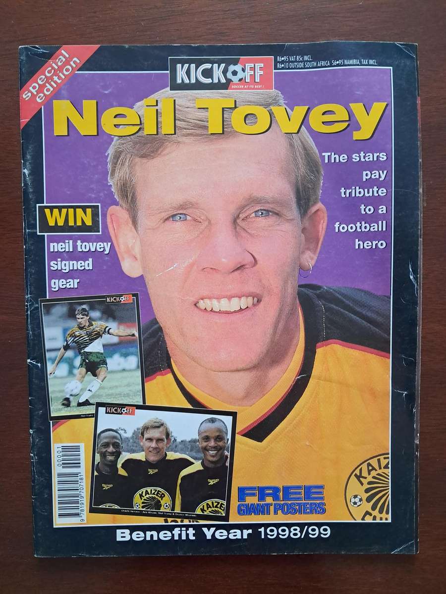 Neil Tovey Benefit Year 1998/99 - Kick Off Magazine Special Edition
