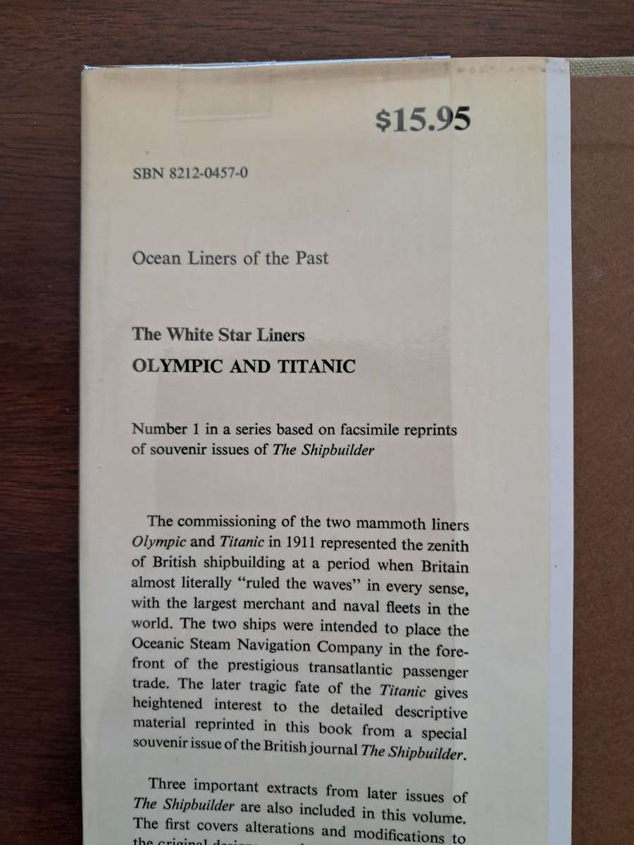 Ocean Liners Of The Past: White Star Liners Olympic & Titanic