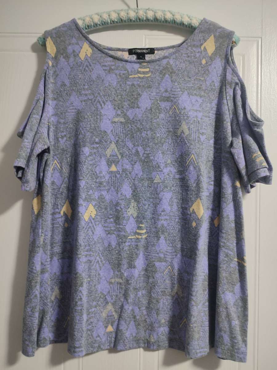 Ladies open shoulder top