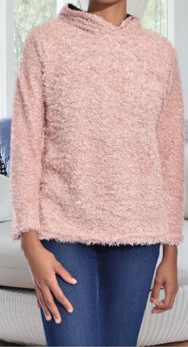 Ladies Mink Fluffy Hoody