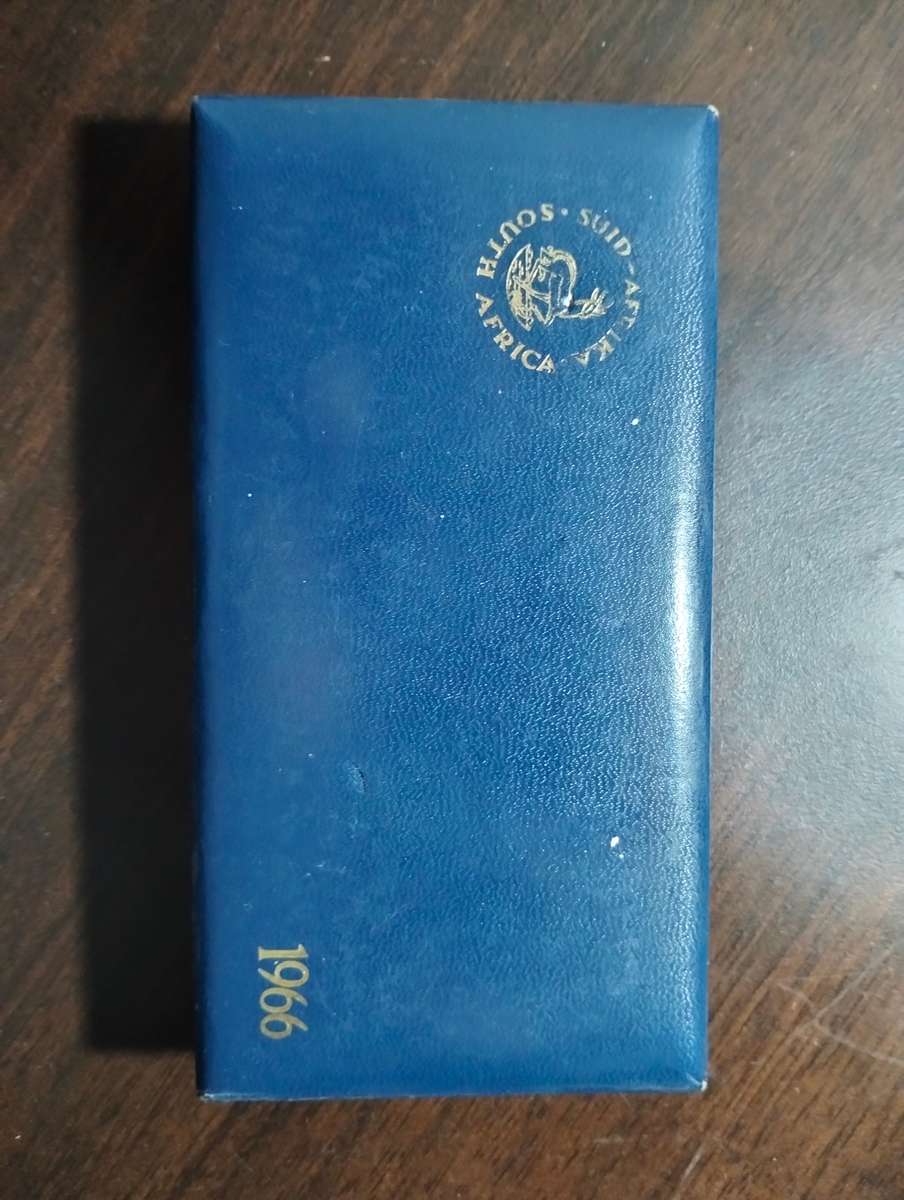 1966 RSA Proof Set in Original Blue SA Mint Box No Gold