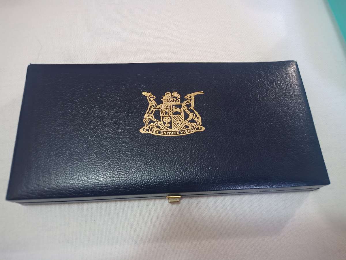 1989 RSA Proof Set in Original Blue SA Mint Box No Gold