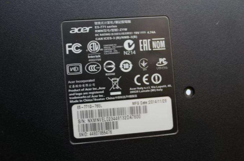 Acer E5-771, E5-711G Bottom Cover EAZYW00201A